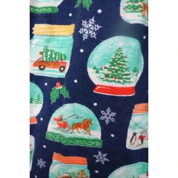 Nick and Nora Women's Christmas Flannel Pajama Pants-XS-Pockets-Drawstring - Picture 5 of 9